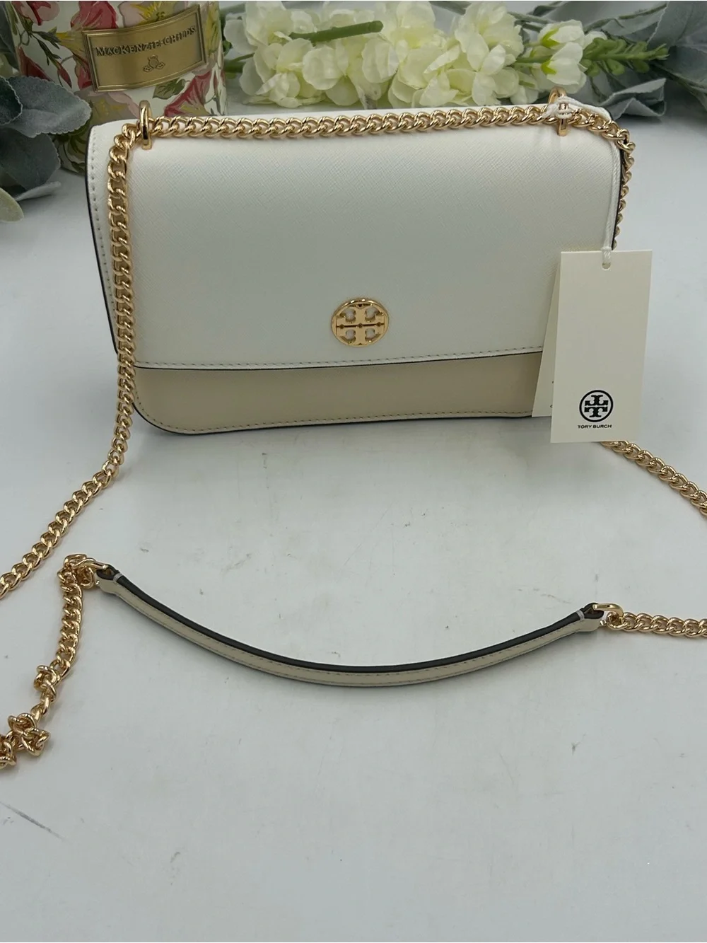 Women's Tory Burch  color block Leather/suede shoulder bag/Crossbody